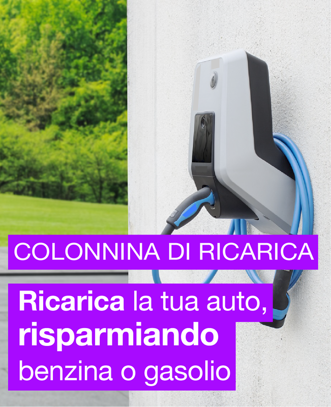 Colonnina Ricarica Auto Solenia